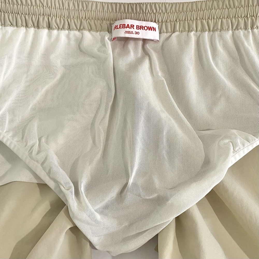 Orlebar Brown Standard Swim Hybrid Shorts Trunks Size 30 Khaki - Picture 11 of 15